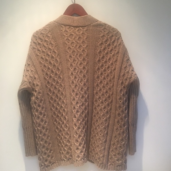 Anne Taylor honeycomb knit oversized cardigan - Picture 7 of 14